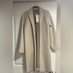 Zara Light Tan Wool Coat